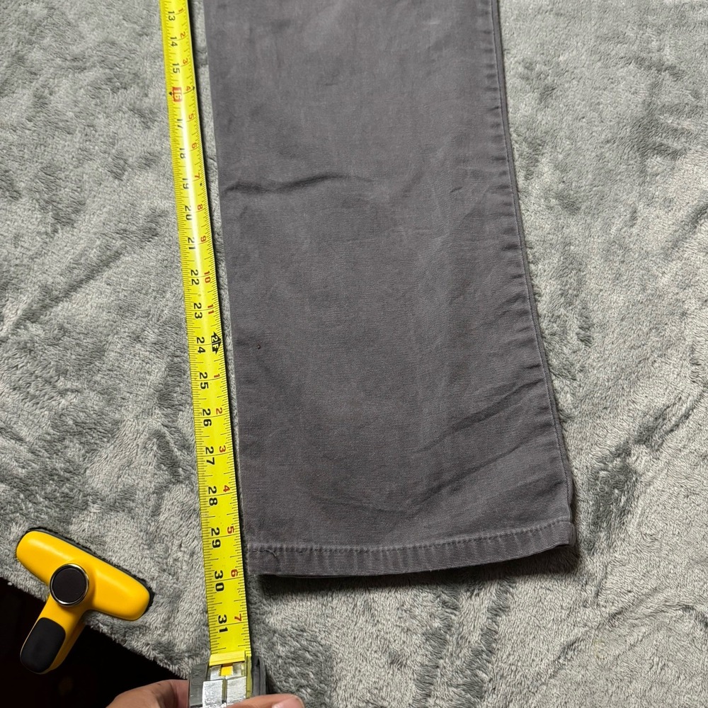 Carhartt‎ Carpenter Gray Workwear Pants Relaxed Fit Size 34x30 Skater Grunge - Picture 9 of 10